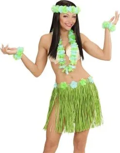 Hawaii Rokje Set Groen 5 Delig -Dames Verkoop image 135