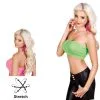 Strapless Topje Neon Groen 