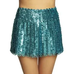Pailletten Rok Turquoise Dames -Dames Verkoop image 196