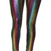 Stretch Regenboog Zeemeermin Legging