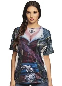 3D Piratenshirt Dames