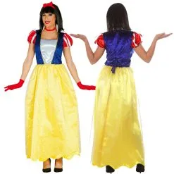 Lange Sneeuwwitje Jurk Dames