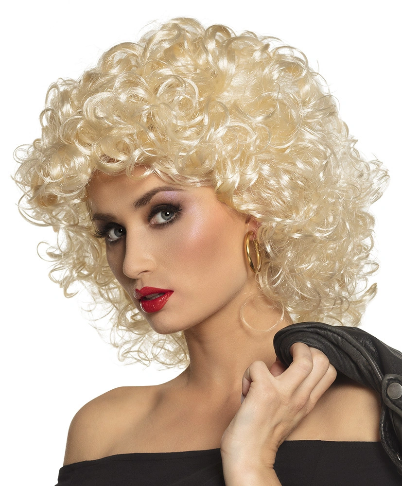 Sandy Blonde Pruik Met Krullen 3 Sandy Blonde Pruik Met Krullen