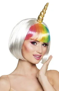 Bobline Eenhoorn Pruik