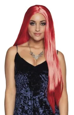 Lang Stijl Haar Rode Pruik