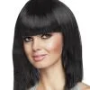 Dames Pruik Zwart Met Rechte Pony -Dames Verkoop image 432