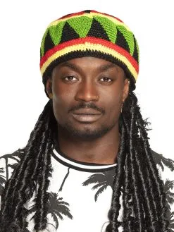 Rasta Muts Met Dreadlocks Rasta Haar