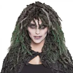 Goedkope Zwarte Dames Zombie Pruik