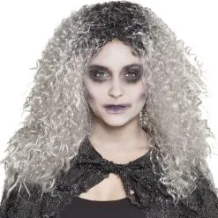Dames Zombie Pruik Met Krullen