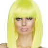 Neon Geel Pruik Dames 2 Neon Geel Pruik Dames -Dames Verkoop image 495