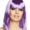 Pruik Neon Paars