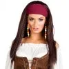 Dames Pruik Piraat Met Bandana