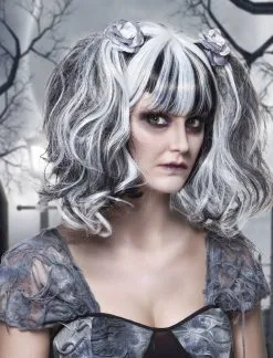 2 Kleurige Dames Zombie Pruik -Dames Verkoop image 537