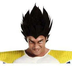 Zwarte Mannen Vegeta Pruik
