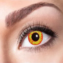 Gekleurde Contactlenzen Rood/Geel