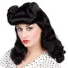 Zwarte Pruik Jaren 30 2 Zwarte Pruik Jaren 30 -Dames Verkoop image 808
