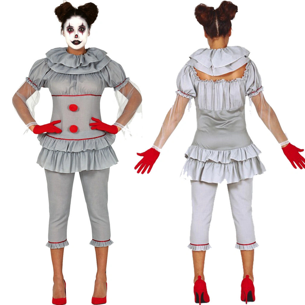 Goedkope Clown IT Kostuum Dames 3 Goedkope Clown IT Kostuum Dames